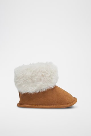 Chaussons fourrés - Marron