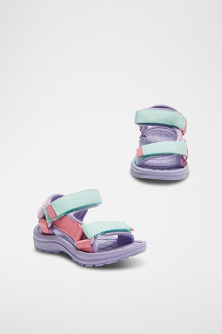 2 paires de sandales - Rose et violet