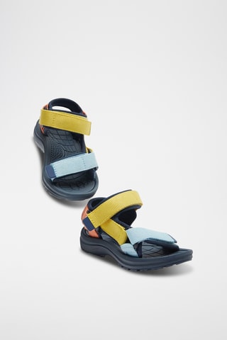 2 paires de sandales - Bleu marine et beige