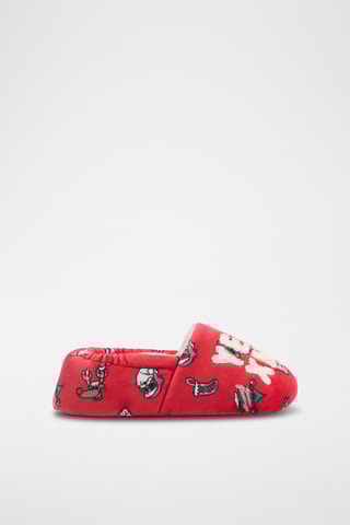 Pantoufles - Rouge