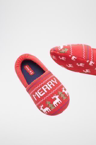Pantoufles - Rouge