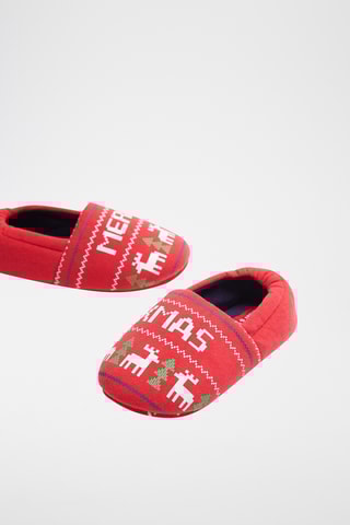 Pantoufles - Rouge