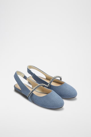 Babies en jean - Bleu cobalt