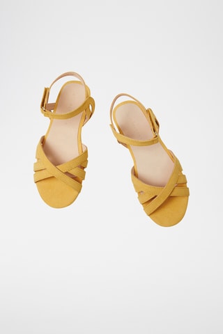 Sandalen - Mosterdgeel