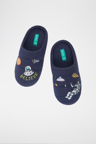 Pantoufles - Bleu marine