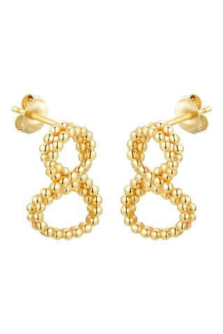 Brincos folheados a ouro fino amarelo