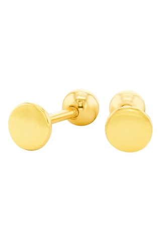 Puces dorées à l'or fin jaune