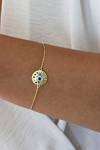 Pulseira banhada a ouro fino