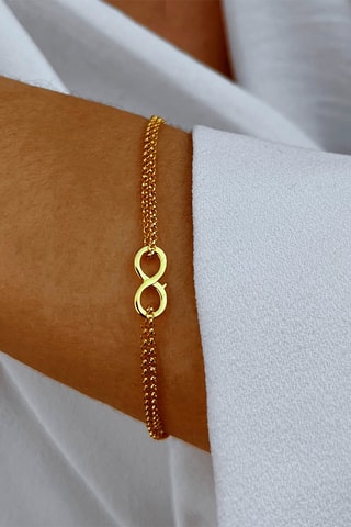 Pulseira folheada a ouro fino amarelo
