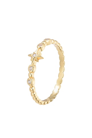 Anel - Dourado e branco