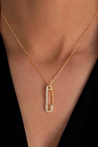 Colar folheado a ouro fino amarelo