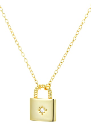 Colar folheado a ouro fino amarelo