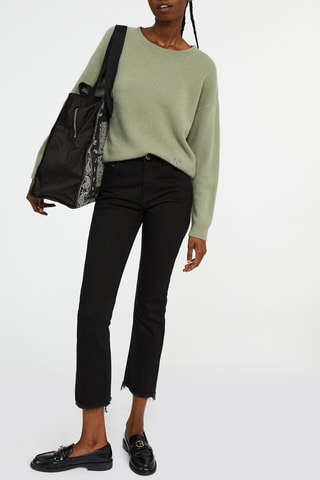 Jean slim 7/8 - Noir