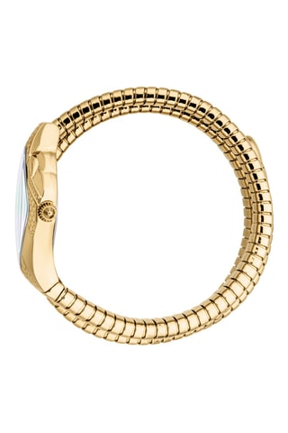 Montre à quartz en acier - Doré