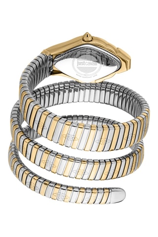 Montre à quartz en acier - Argenté et doré