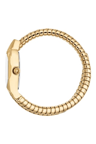 Montre à quartz en acier - Doré