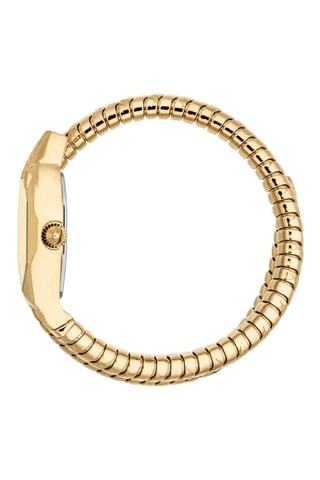 Montre à quartz en acier - Doré