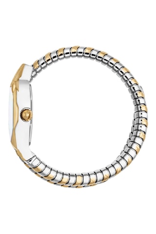 Montre à quartz en acier - Argenté et doré
