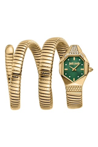 Montre à quartz en acier - Doré