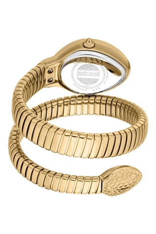 Montre à quartz en acier - Doré