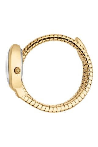 Montre à quartz en acier - Doré