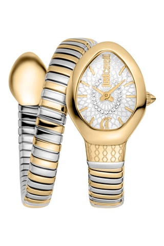 Montre à quartz en acier - Argenté et doré