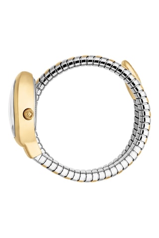 Montre à quartz en acier - Argenté et doré