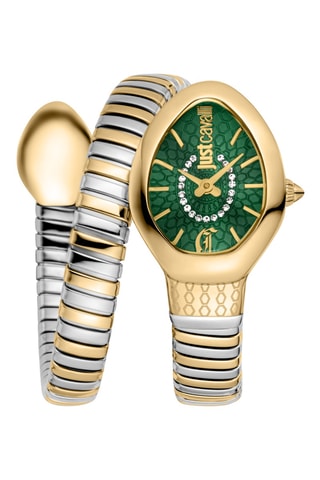 Montre à quartz en acier - Argenté et doré