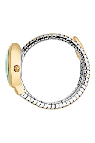 Montre à quartz en acier - Argenté et doré