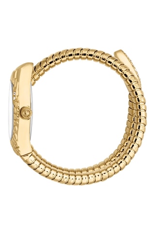 Montre à quartz en acier - Doré et argenté