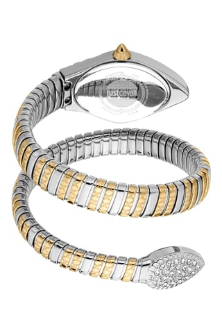 Montre à quartz en acier - Argenté et doré