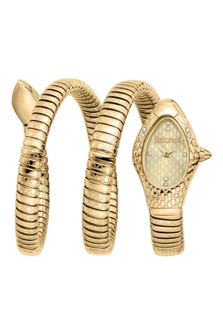 Montre à quartz en acier - Doré