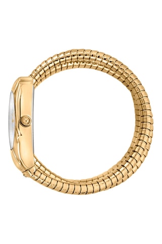 Montre en acier inoxydable et cristaux tchèques - Doré