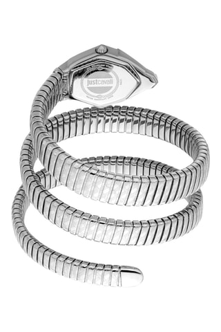 Montre à quartz en acier et cristaux tchèques -  Argenté et bleu