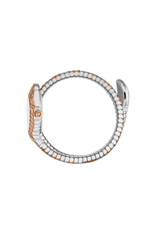 Montre à quartz en acier et cristaux tchèques Speranza - Argenté et doré rosé