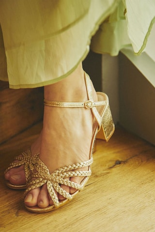 Sandales à talons Helite - Doré