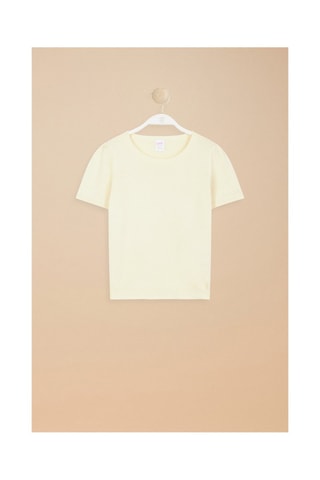 Top en fibre de bambou Miliny - Jaune
