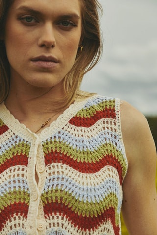 Gilet sans manches Tetouane - Orange