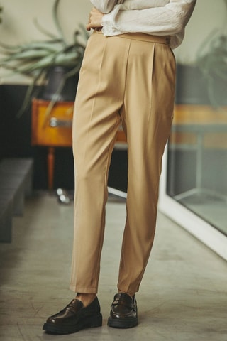 Pantalon droit Psalm - Beige