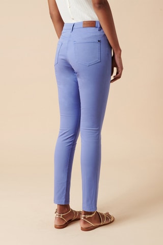 Pantalon slim en coton biologique Philemon - Mauve