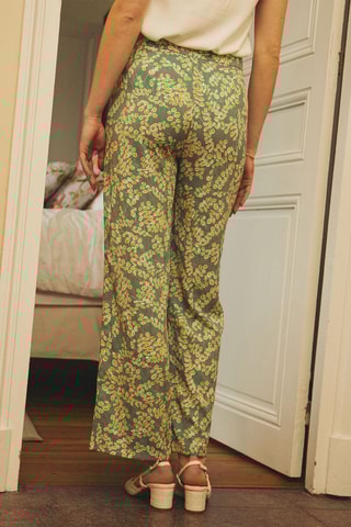 Pantalon taille haute Poete - Vert