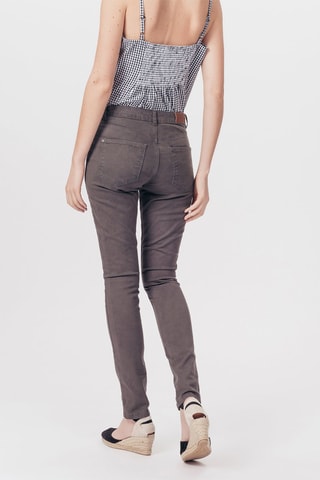 Pantalon slim Pagode Kaki