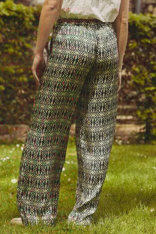Pantalon droit taille haute Penelope - Beige