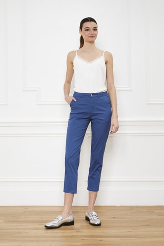 Chino 7/8 Precilia - Bleu