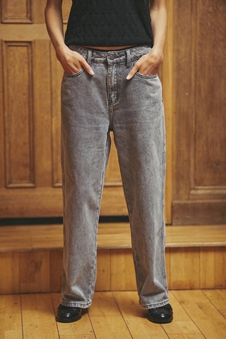 Jean taille haute Pervine - Gris