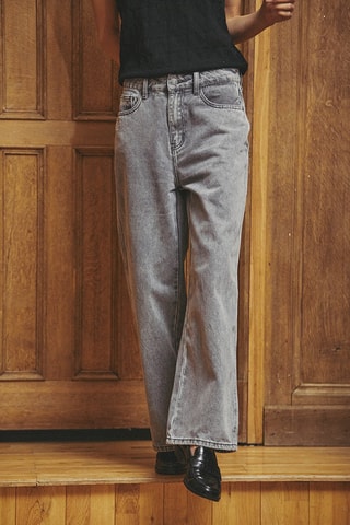 Jean taille haute Pervine - Gris