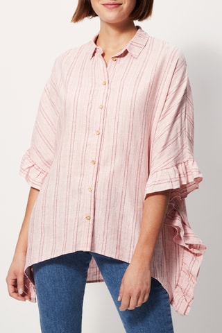 Cape en lin Chiquita Rose