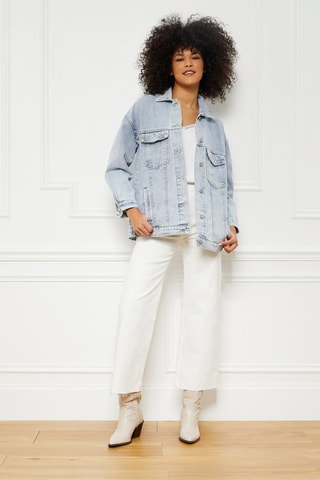 Veste en jean Valentina - Ciel
