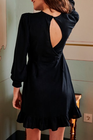 Robe droite - 
Noir