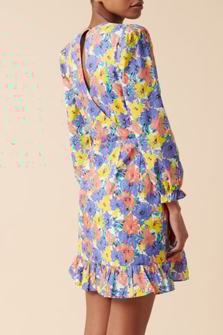 Robe droite - 
Bleu